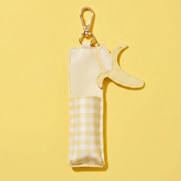 Banana Glass Balm Keychain